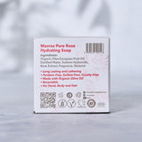 Mavras Rose Hydrating Olive Oil Soap Bar 150g | Cold-Pressed Olive Oil with Rose Botanicals | Gentle Daily Cleansing Soap for Face & Body | Vegan, Cruelty-Free, Handmade in Türkiye