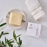 Mavras Lavender Hydrating Olive Oil Soap Bar 150g | Pure Lavender Essential Oil Infused | Gentle Daily Face & Body Cleansing Soap | Vegan, Cruelty-Free, Handmade in Türkiye