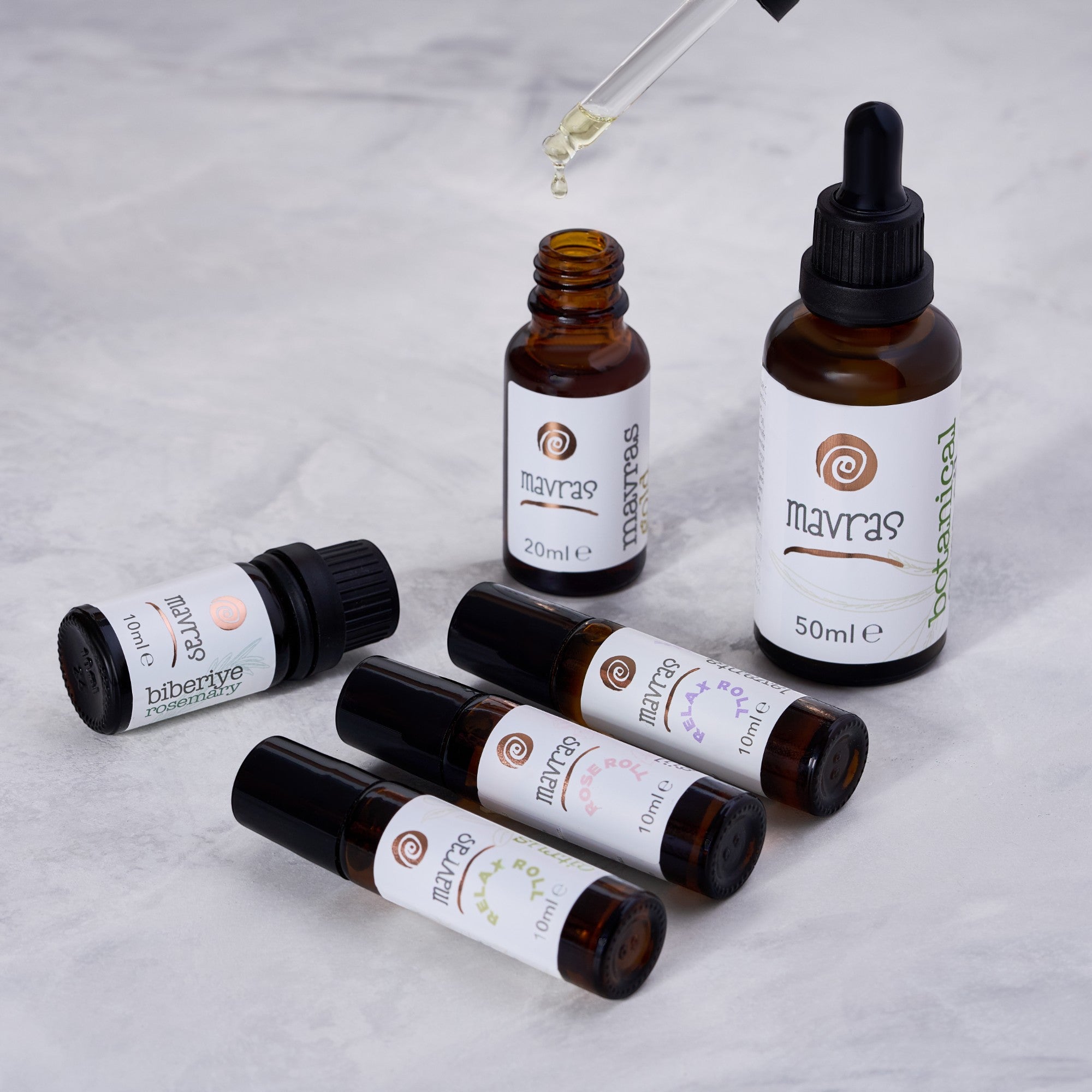 Mavras Botanical Care Oil 50ml | Multi-Purpose Face & Body Oil with Olive, Apricot Kernel, Aloe & Tea Tree | Nourishing Daily Moisturizer for Face, Body, Hair & Cuticles | Vegan, Cruelty-Free